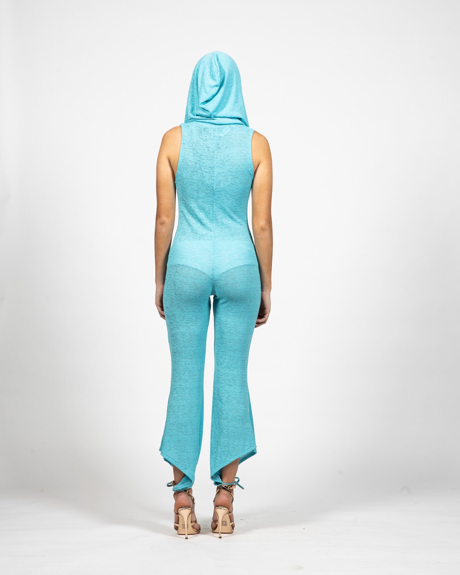 Hooded Bodysuit - Back View - Samuel Vartan